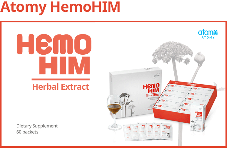 Atomy HemoHIM Supplement for Immune System 20mL⁕60 Pk