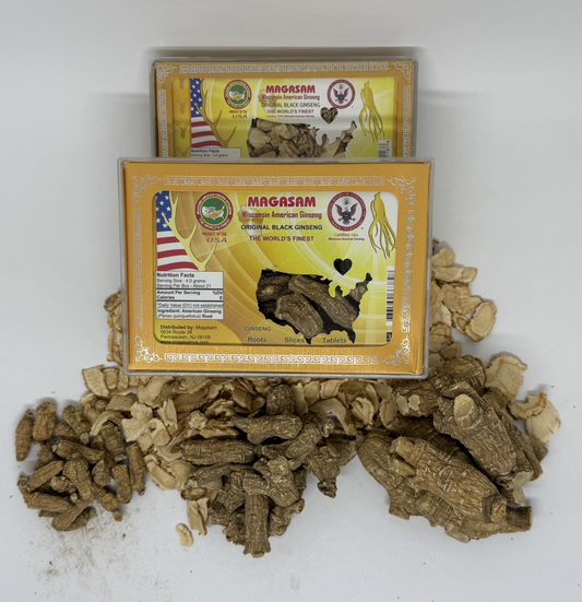 PREMIUM AMERICAN GINSENG ROOTS (SMALL) 4 oz (GBW CERTIFIED)